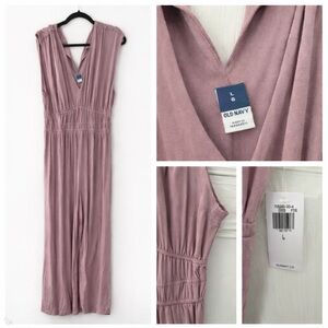 💐 Old Navy Dusty Mauve Jumpsuit – Size Large